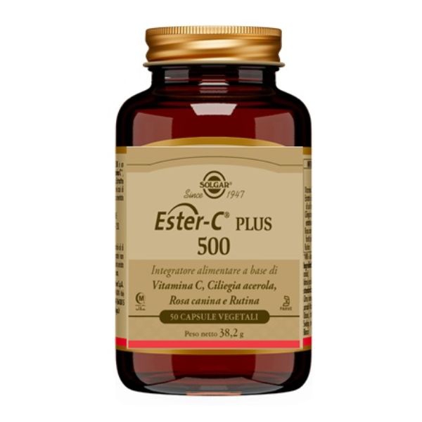 Solgar Ester C Plus 500 Solgar 50 Capsule Vegetali