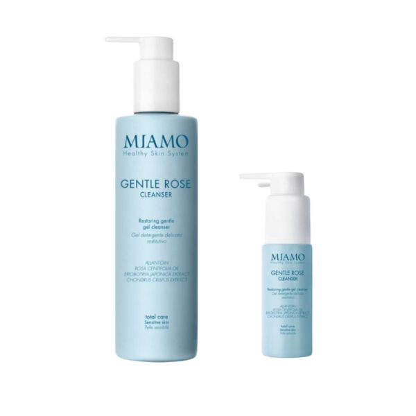Miamo Gentle Rose Cleanser Duo Gel Detergente Delicato 250 ml + 50 ml