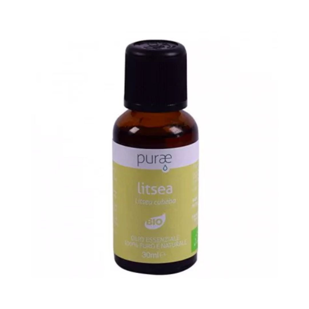 Purae Litsea Bio Frutti Olio Essenziale 10 ml