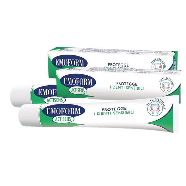 Emoform Actisens Dentifricio per Denti Sensibili 2x75 ml