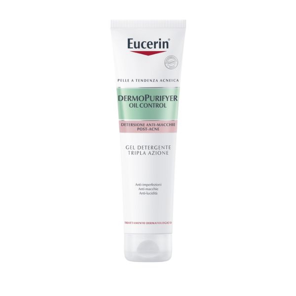 Eucerin Dermopurifyer Gel Detergente Viso Tripla Azione 150 ml