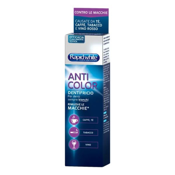 Rapid White Dentifricio Anticolor per Denti Bianchi 75 ml