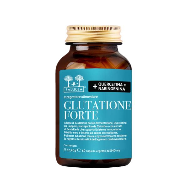 Salugea Glutatione Forte Integratore Ad azione Antiossidante 60 Capsule