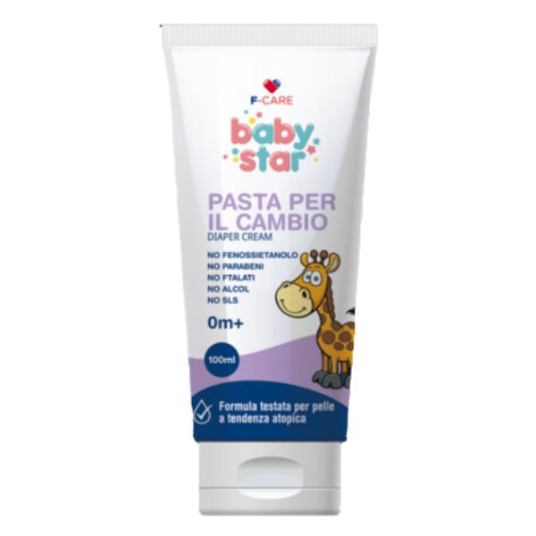 Babystar Pasta Per Il Cambio Delicata All'Ossido di Zinco 0m+ 100 ml