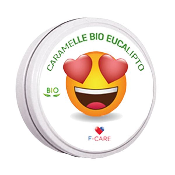 Effecandy Caramelle Bio All'Eucalipto Senza Glutine Per Il Mal Di Gola 50 g