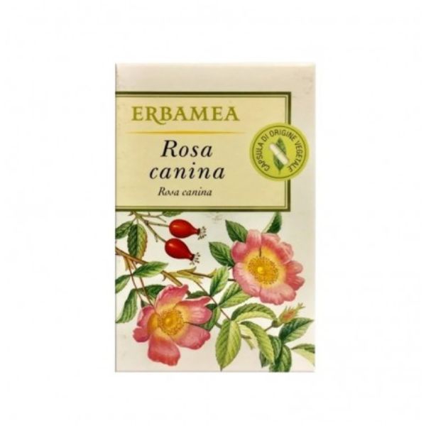 Erbamea Rosa Canina Integratore per il Sistema Immunitario 50 Capsule Vegetali
