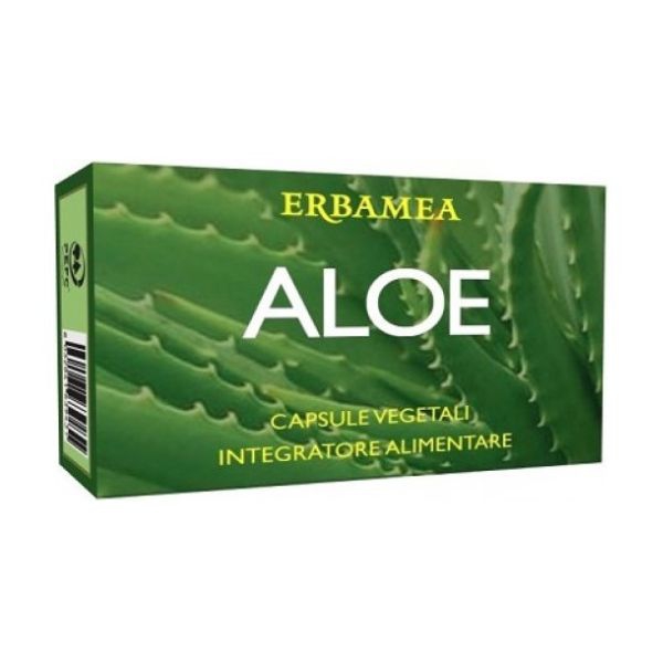 Erbamea Aloe Integratore per il Benessere Digestivo 24 Capsule Vegetali