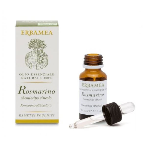 Erbamea Rosmarino Cineolo Olio Essenziale Puro e Naturale 10 ml