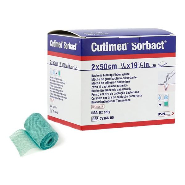 Leukoplast Zaffo Cutimed Sorbact 2x50cm