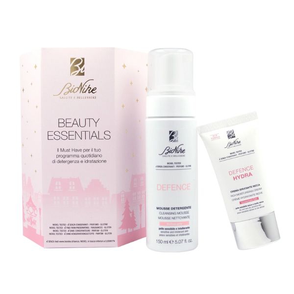 Bionike Defence Beauty Essentials Kit Natale Crema Ricca   Mousse Detergente