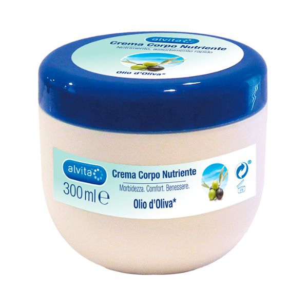 Alvita Crema Corpo Nutriente all' Olio d'Oliva 300 ml
