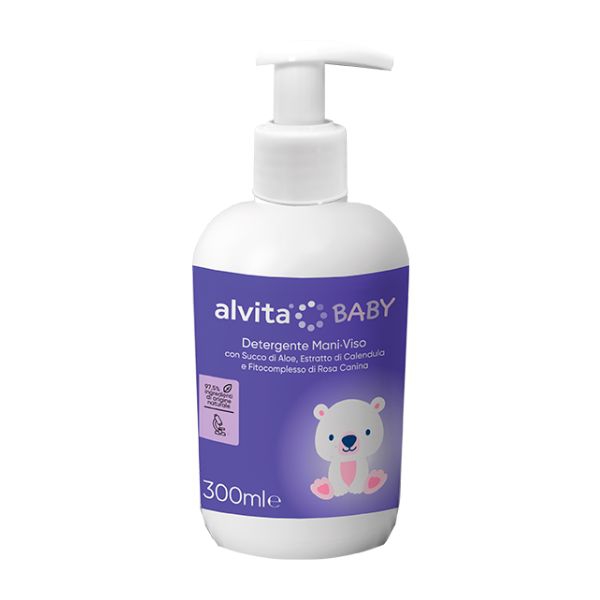Alvita Baby Detergente Mani-Viso per Bambini 300 ml