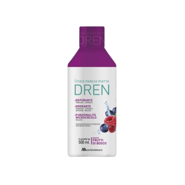Pancia Piatta Dren Gusto Frutti di Bosco Integratore Drenante 500 ml