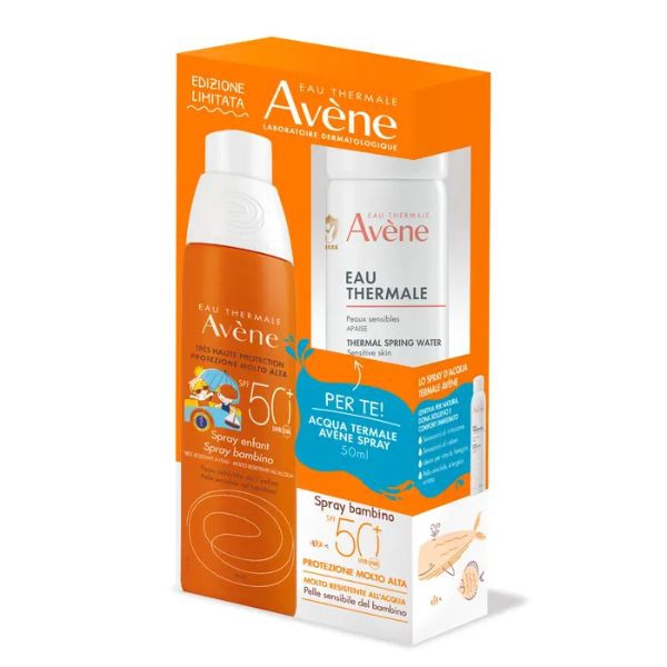 Eau Thermale Avne Kit Spray Bambino SPF50+ 200 ml + Eau Thermale Avne Spray 50 ml