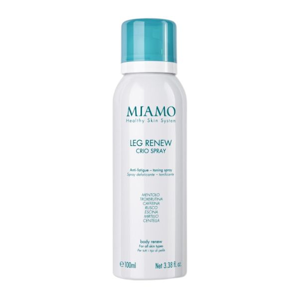 Miamo Leg Renew Crio Spray Defaticante e Tonificante per le Gambe 100 ml