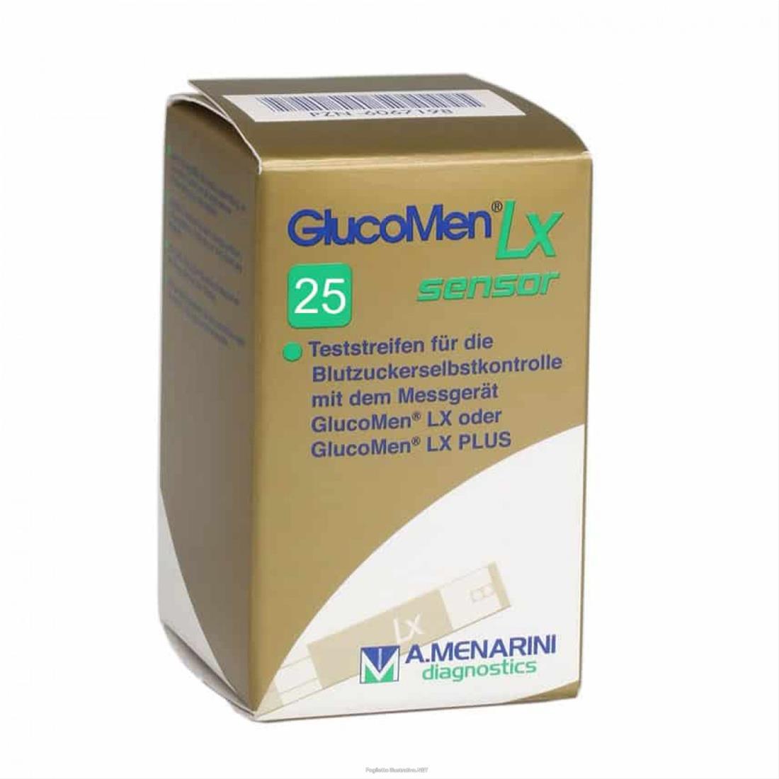 Glucomen LX Sensor Strisce per il Controllo della Glicemia 25 Pezzi