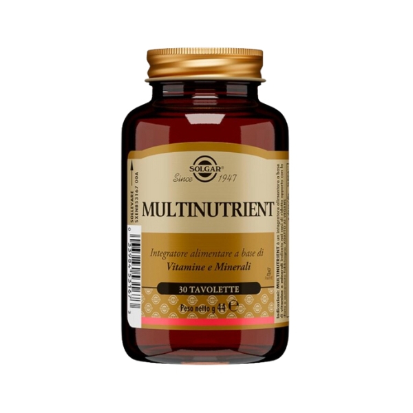 Solgar Multinutrient Integratore Vitaminico 30 Tavolette