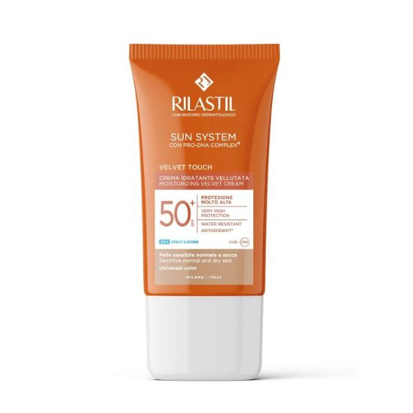 Rilastil Sun Spf50+ Velvet Touch Crema Idratante Vellutata Colorata 50 ml