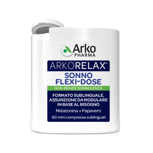 Arkorelax Sonno Flexi-Dose Integratore per il Sonno 60 Mini Compresse