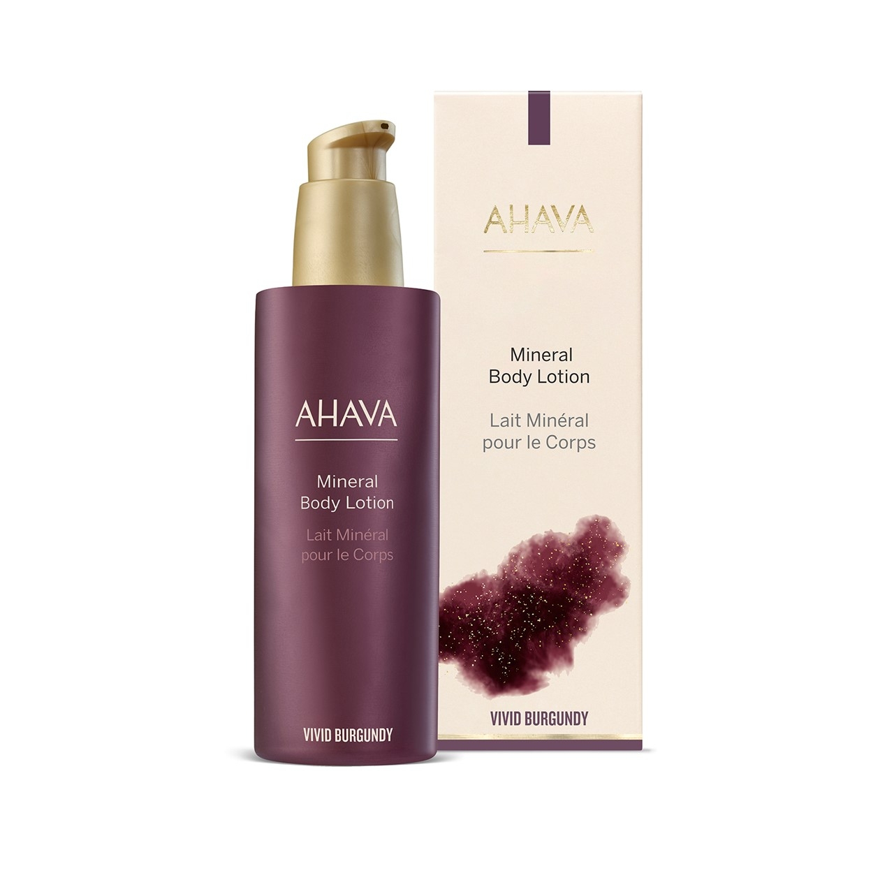 Ahava Vivid Burgundy Body Lotion Crema Corpo Nutriente 250 ml