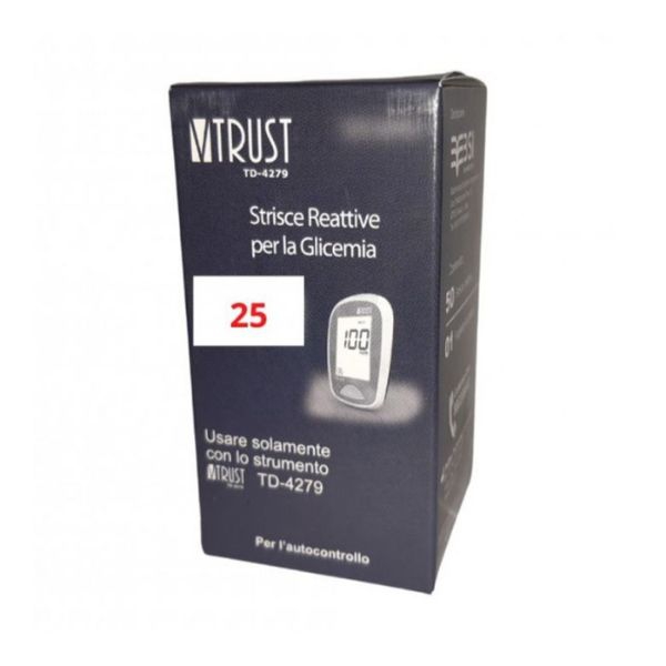 Vtrust TD-4279 Gluc Strisce Reattive 25 pezzi