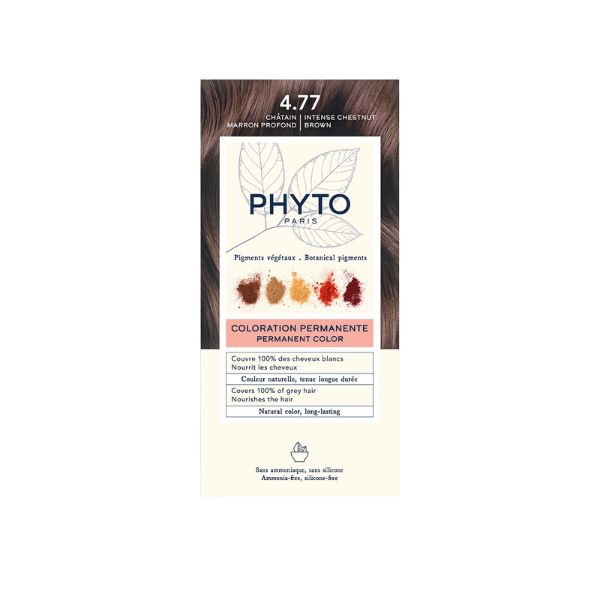 Phyto Phytocolor 4.77 Castano Marrone Intenso Colorazione Permanente Per Capelli