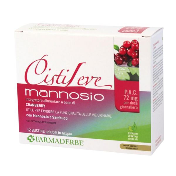 CISTILEVE Mannosio Integratore Urinario - 12 Bustine