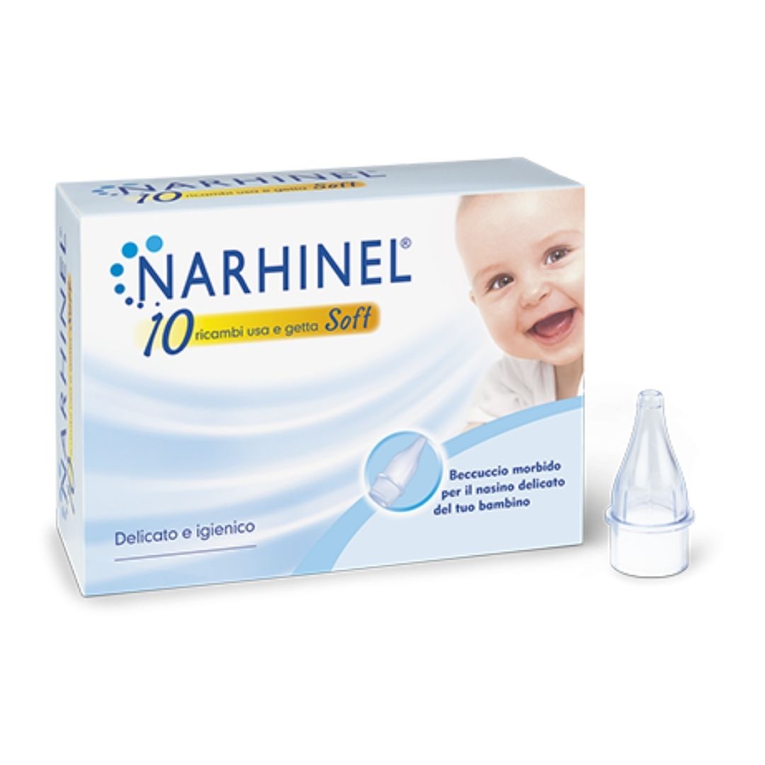 Narhinel 10 Ricambi Soft Aspiratore Nasale