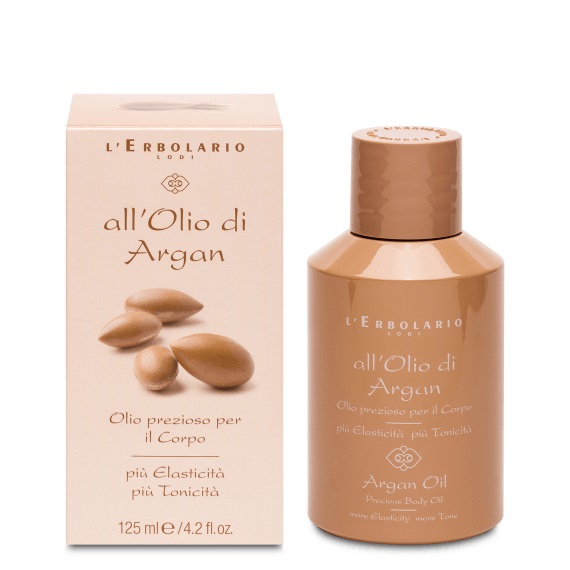 L'Erbolario Olio di Argan Olio Seta per il Corpo Nutriente e Rigenerante 125 ml