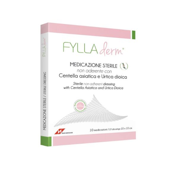 Fylladerm Med Acido Ialuronico 10x10cm 10 Bende