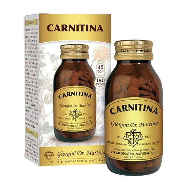 Carnitina Integratore Alimentare con 180 Pastiglie