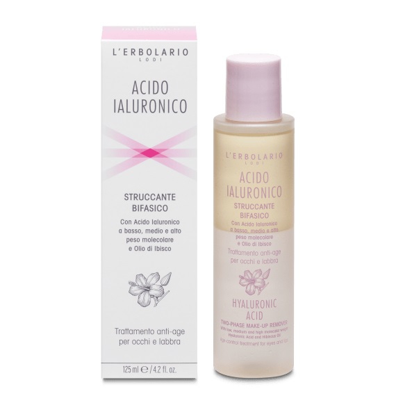 L'Erbolario Acido Ialuronico Struccante Bifasico Tripla Azione 125 ml