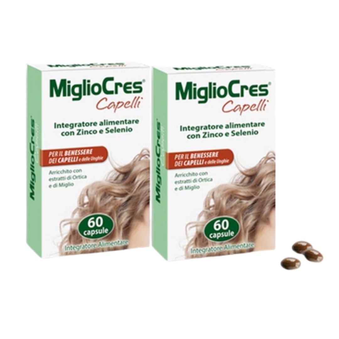 MiglioCres Capelli Integratore Anti Caduta 60 60 Capsule