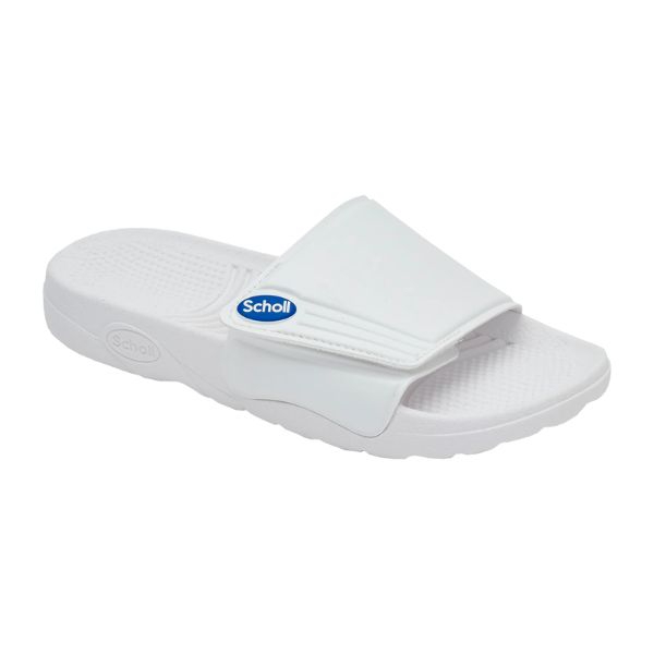 Dr.scholl's Nautilus Ciabatta Bianca in PVC n.38