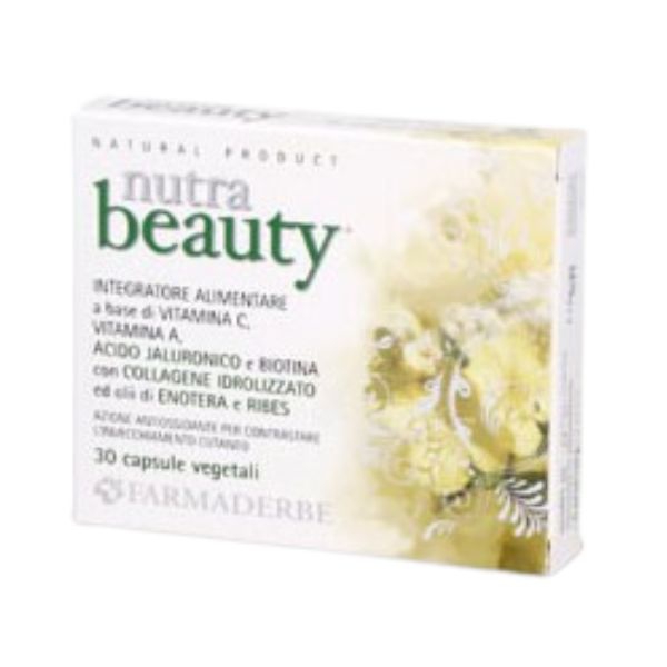 Nutra Beauty Integratore per Capelli, Pelle e Unghie 30 Capsule