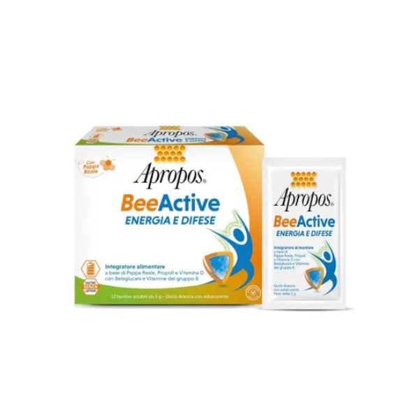 Apropos Beeactive Integratore Energia e Difese 12 Bustine