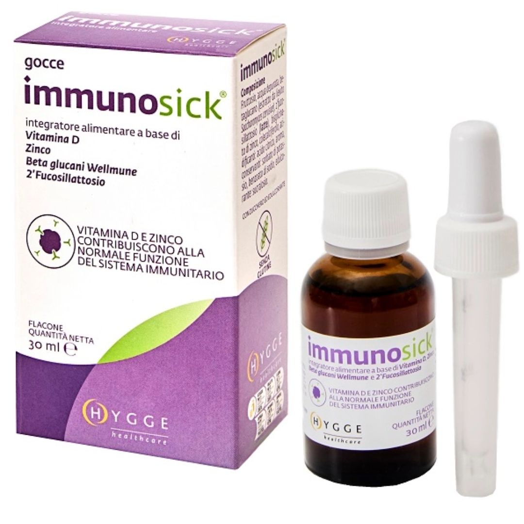 Immunosick Integratore in Gocce per Sostegno del Sistema Immunitario 30 ml