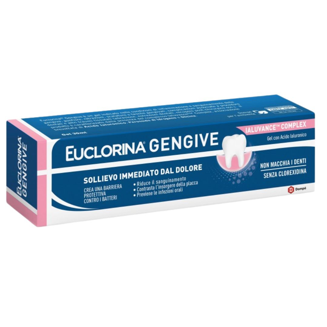 Euclorina Gel per Gengive per Sollievo da Irritazioni 30 ml