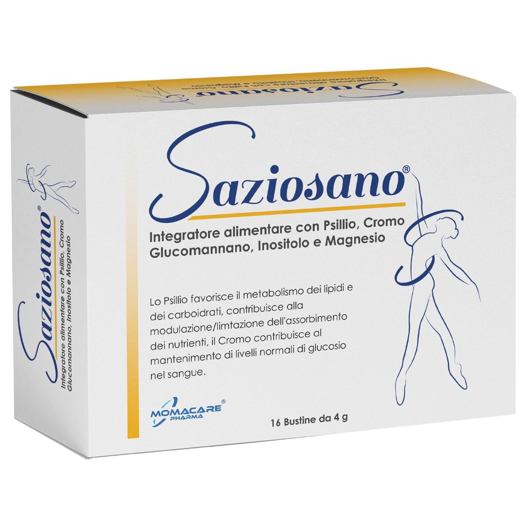 Saziosano Integratore per il Controllo dell Appetito 16 Bustine