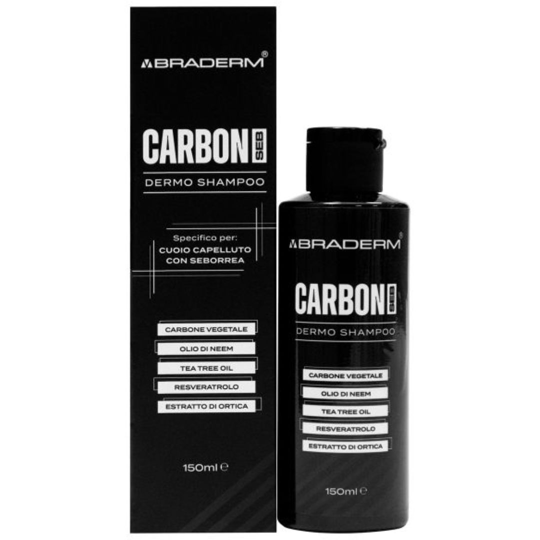Carbon Seb Dermo Shampoo per Capelli Grassi 150 ml