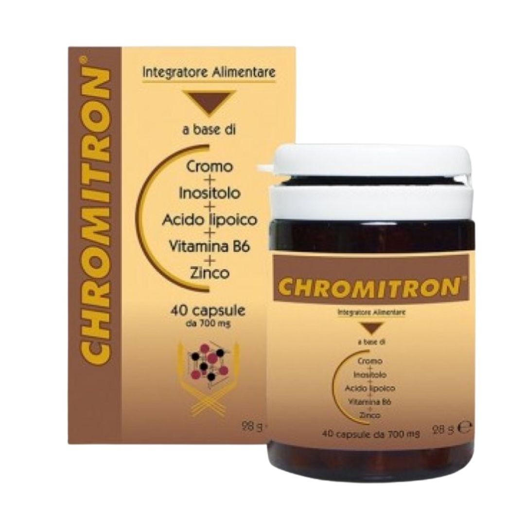 Chromitron Integratore in Capsule da 40 per il Supporto al Metabolismo