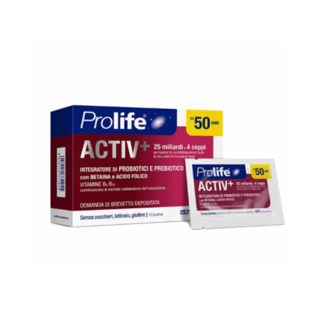 Prolife Activ+ Integratore Probiotico Benessere Intestinale 10 Bustine
