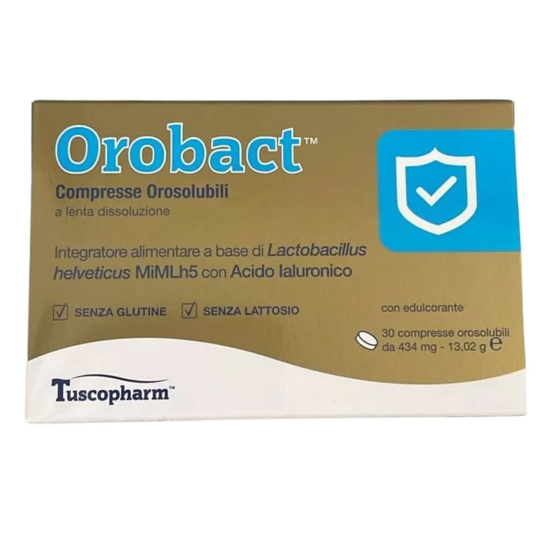 Orobact Compresse Masticabili Orasolubili per le Difese Immunitarie 30 Compresse