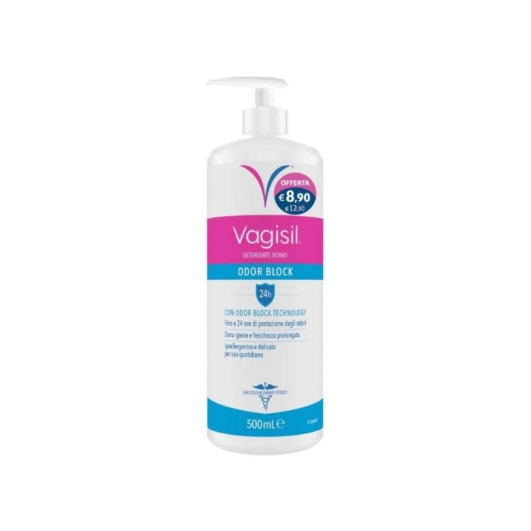 Vagisil OdorBlock Detergente Intimo con Azione Anti-Odore 500 ml