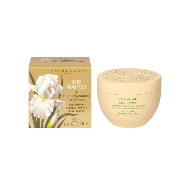 L'erbolario Iris Bianco Crema Profumata Corpo 300 ml
