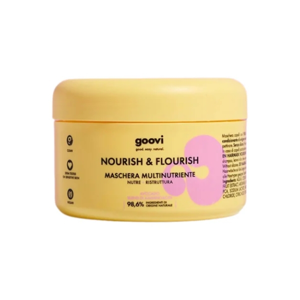 Goovi Nourish & Flourish Maschera Capelli Multinutriente 200 ml