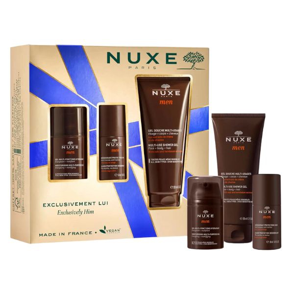 Nuxe Men Cofanetto Solo Per Lui:Gel Viso+Gel Doccia+Deodorante