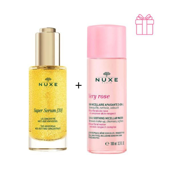 Nuxe Super Serum 10 Siero Viso Anti-Et 50 ml + Acqua Micellare 100 ml