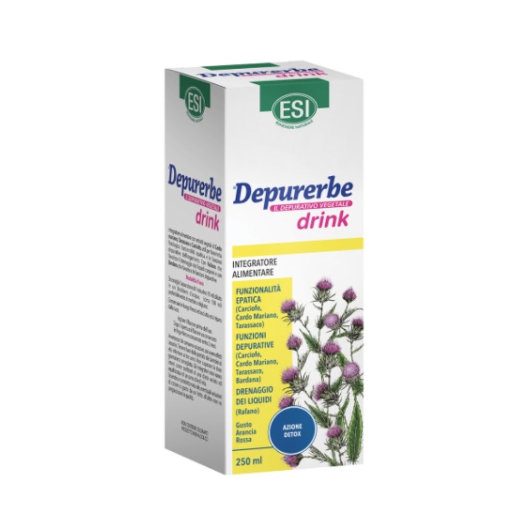 Esi Depurerbe Drink Integratore Depurativo Vegetale Benessere del Fegato 250 ml