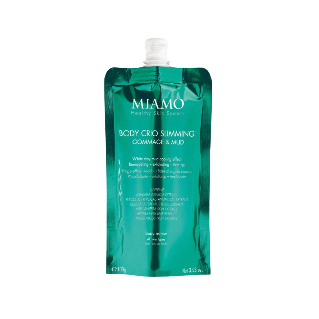 Miamo Body Slim Crio Gommage e Mud 100 ml   Fango Rimodellante Effetto Freddo